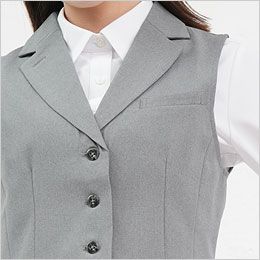 AS-8068 チトセ(アルベ) ベスト(女性用) 左胸ポケット付き