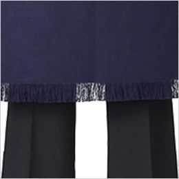 AS-8319 チトセ(アルベ) 帆前掛けロングタイプ(男女兼用) フリンジ仕上げで伝統的な和の雰囲気を表現