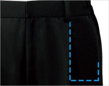 AS-8515 チトセ(アルベ) 脇ゴムパンツ(男性用) ポケット付