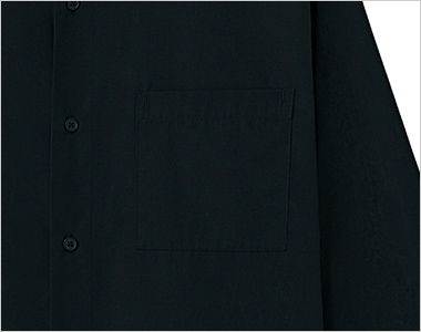 チトセ(アルベ) BSS-207 スタンドカラーシャツ/長袖[男女兼用] 左胸ポケット