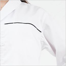 DN-8021 チトセ(アルベ) 白衣/七分袖(男女兼用) ベンチレーションホール付き