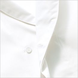 DN8906 チトセ(アルベ) 白衣/八分袖[男女兼用] ボタンの見えない比翼仕立てでスッキリとした印象に