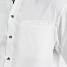 EP-7620 チトセ(アルベ) スタンドカラーシャツ/七分袖(男女兼用) 左胸ポケット付き