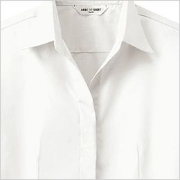 EP-7736 チトセ(アルベ) ブロードシャツ/七分袖(女性用)開襟 比翼ボタン仕立て