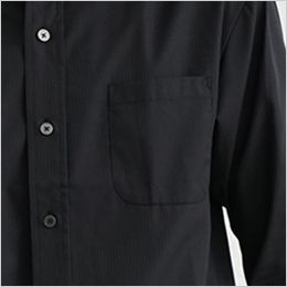 EP-7822 チトセ(アルベ) ワイドカラーシャツ/七分袖(男女兼用) 左胸ポケット付き
