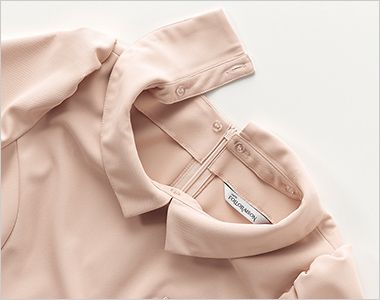 Unite FR0001 フォロレゾン ワンピース/六分袖[女性用] 同素材の付け襟はボタンで着脱が可能