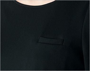 Unite FR0005 フリルトップス/七分袖[女性用] 左胸ポケットはペン差しやネームタグにも