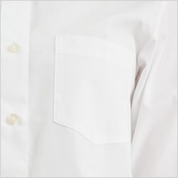 KM-4039 チトセ(アルベ) ウィングカラーシャツ/長袖(女性用) 左胸ポケット付き