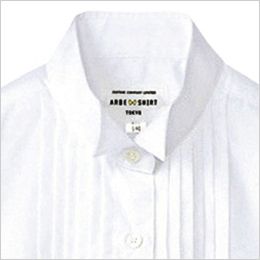 KM-4091 チトセ(アルベ) ピンタックウイングカラーシャツ(女性用) フォーマル感漂う仕立て