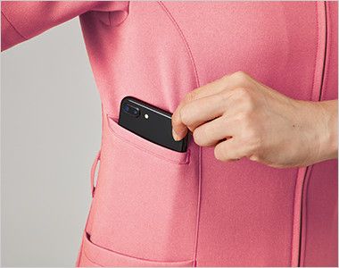 MK-0007 ミッシェルクラン ジャケット(女性用) 大きめのスマホも入るポケット付き

