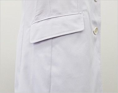 MZ-0024 ミズノ(mizuno) 七分袖ドクターコート・シングル(女性用) ポケット付き