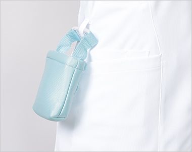 MZ-0233 ミズノ(mizuno) ストレッチ ケーシージャケット[女性用] ウエストループ付
消毒液ホルダーなどがかけられます