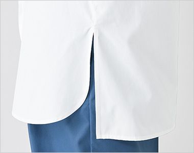 チトセ(アルベ) RW-0001 ノーカラーシャツ/長袖[男女兼用] 両脇スリット