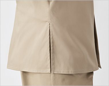 チトセ(アルベ) RW-0004 バックオープンシャツ/八分袖[女性用] 両脇スリット