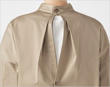 チトセ(アルベ) RW-0004 バックオープンシャツ/八分袖[女性用] レイヤードで着用も