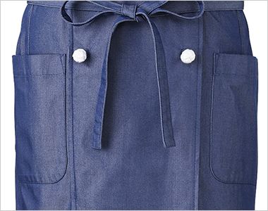 チトセ(アルベ) RW-0010 コックエプロン[男女兼用] 両脇ポケット