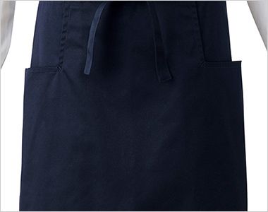 チトセ(アルベ) RW-0012 胸当てエプロン[男女兼用] 両脇ポケット
