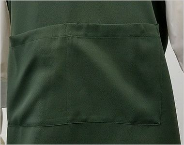 T-8092 チトセ(アルベ) 胸当てエプロン H型(男女兼用)  収納力抜群の大容量ポケット付き
