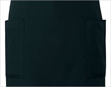 チトセ(アルベ) T-9103 胸当てエプロン/X型[男女兼用] 両脇ポケット