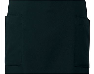 チトセ(アルベ) T-9104 胸当てエプロン/首掛け[男女兼用] 両脇ポケット