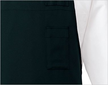 チトセ(アルベ) T-9105 胸当てエプロン/H型[男女兼用] ポケット