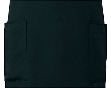 チトセ(アルベ) T-9105 胸当てエプロン/H型[男女兼用] 両脇ポケット