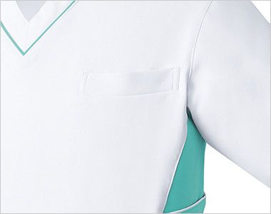 UN-0045 UNITE(ユナイト) ケーシー(男性用) 小物が収納できる左胸ポケット
