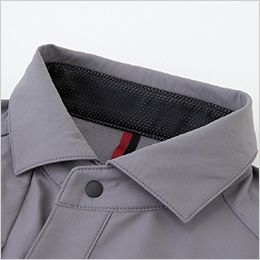 コーコス A-7068 [春夏用]アンドレスケッティ ストレッチ 長袖シャツ[男女兼用] 衿台メッシュ、ワイドスプレッドカラー