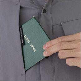 コーコス A-7068 [春夏用]アンドレスケッティ ストレッチ 長袖シャツ[男女兼用] 野帳も入る縦ポケット