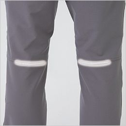 コーコス A-7163 [通年]アンドレスケッティ ストレッチ スラックス[男女兼用] 膝裏反射パイピング