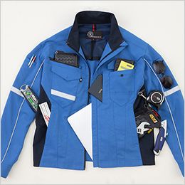 コーコス A-7170 [通年]アンドレスケッティ ストレッチ ジャケット[男女兼用] 11ヶ所の大容量ポケット