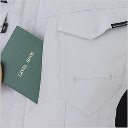 コーコス A-7170 [通年]アンドレスケッティ ストレッチ ジャケット[男女兼用] 野帳も入る左胸縦ポケット