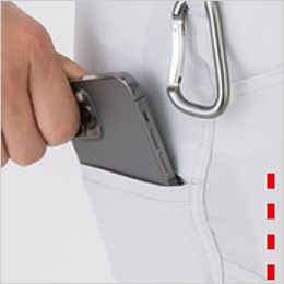 コーコス A-7173 [通年]アンドレスケッティ ストレッチ スラックス[男女兼用] マルチポケット