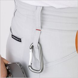 コーコス A-7175 [通年]アンドレスケッティ ストレッチ カーゴパンツ[男女兼用] 両脇カラビナループ付（カラビナはイメージです）