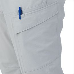 コーコス AE-4055 [春夏用]エコ・ストレッチ カーゴパンツ[男女兼用] ペン差しフラップ付きカーゴポケット