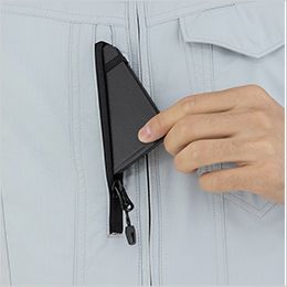 コーコス AE-9150 [秋冬用]エコ・ストレッチ ブルゾン[男女兼用] 野帳も入る縦ファスナーポケット