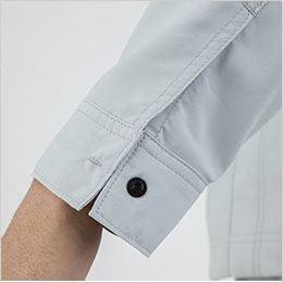 コーコス AE-9150 [秋冬用]エコ・ストレッチ ブルゾン[男女兼用] 袖口隠しドットボタン