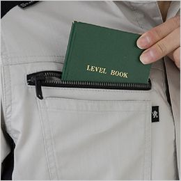 コーコス AG-3088 [春夏用]アンドレスケッティ×グラディエーター ストレッチ 長袖シャツ[男女兼用] 野帳も入る右胸ファスナーポケット