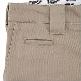 コーコス D-2875 [通年]Dickies T/Cストレッチ オールドスタイル カーゴパンツ[男女兼用] ウォッチポケット付