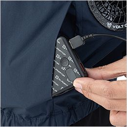 コーコス D-290 [春夏用]Dickies ボルトクール 日傘遮熱® 半袖ブルゾン(ペルチェ ネックホルダー付)[男女兼用] ポケットでリモコン・バッテリーが操作可能 (コードホール付)
