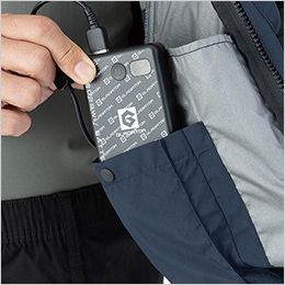 コーコス D-290 [春夏用]Dickies ボルトクール 日傘遮熱® 半袖ブルゾン(ペルチェ ネックホルダー付)[男女兼用] バッテリーポケット

