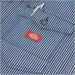コーコス D-716 [通年]Dickies ストレッチヒッコリー つなぎ[男女兼用] ペン差し付ポケット