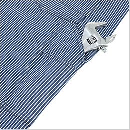 コーコス D-716 [通年]Dickies ストレッチヒッコリー つなぎ[男女兼用] ツールポケット付き