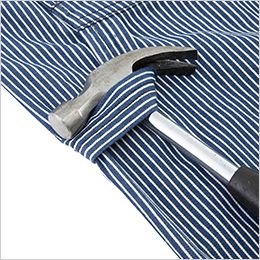 コーコス D-719 [通年]Dickies ストレッチヒッコリー オーバーオール つなぎ[男女兼用] ハンマーループ付き