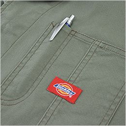 [廃番・返品交換不可]コーコス D-736 [通年]Dickies ストレッチオックス つなぎ[男女兼用] ペン差し付ポケット