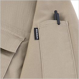 コーコス D-766 [通年]Dickies T/Cストレッチ つなぎ[男女兼用] ペン差し