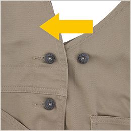 コーコス D-769 [通年]Dickies T/Cストレッチ オーバーオール つなぎ[男女兼用] ウエストアジャスター