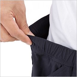 コーコス G-2026 [春夏用]ジョバーズ®ストレッチミドルショートカーゴ[男女兼用] ウエストゴム