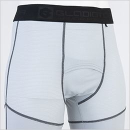 コーコス G-203 [春夏用]ニオイクリア 消臭冷感ロングタイツ(前開き) 腰部分から太ももまでニオイクリア®メッシュ
