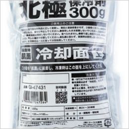 コーコス GI-47431 [春夏用]北極 -10℃ 保冷剤（300g） 識別管理しやすい氏名記入欄付き
